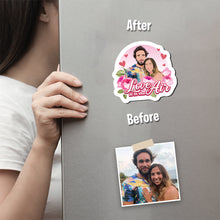 Load image into Gallery viewer, Personalized Family Wishes You Merry Christmas Gift Magnets Sets
