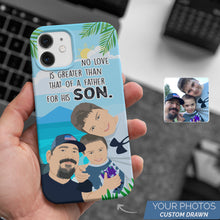 Load image into Gallery viewer, Personalized Father and Son Phone Cases
