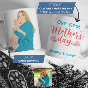 Personalized First Mothers Day coffee mug