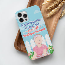 Load image into Gallery viewer, Personalized Granddaughter Greatest Blessings Phone Cases
