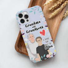 Load image into Gallery viewer, Personalized Grandma and Grandson Phone Cases

