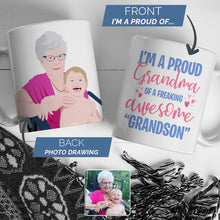 Load image into Gallery viewer, Personalized Grandson Coffee Mug Gifts
