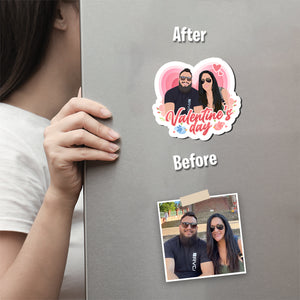 Personalized Happy Valentines Day Gift Magnets Sets