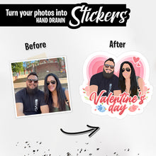 Load image into Gallery viewer, Personalized Happy Valentines Day Gift Stickers Sets
