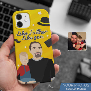 Personalized Life Father Like Son Phone Case