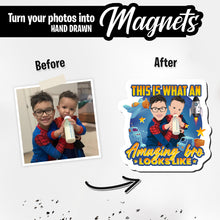 Load image into Gallery viewer, Personalized Magnets for Amazing Brother
