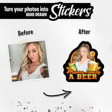Load image into Gallery viewer, Personalized Stickers for Beer Mom 
