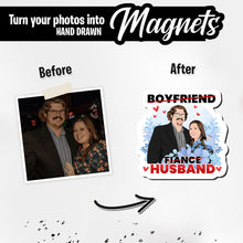 Load image into Gallery viewer, Personalized Magnets for Boyfriend fiance husband
