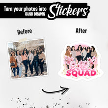 Load image into Gallery viewer, Personalized Stickers for Bride Squad 
