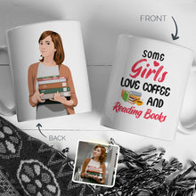 Load image into Gallery viewer, Personalized Stickers for Coffee and Book Lover MugCreate your own Custom Stickers for Coffee and Book Lover Mug
