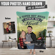 Load image into Gallery viewer, Personalized Stickers for Custom Biker Blanket
