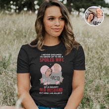 Load image into Gallery viewer, Personalized Stickers for Custom Wife Shirt
