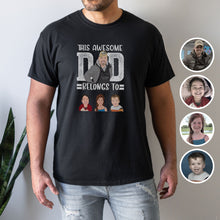 Load image into Gallery viewer, Personalized Stickers for Dad Shirt
