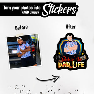 Personalized Stickers for Dad life 