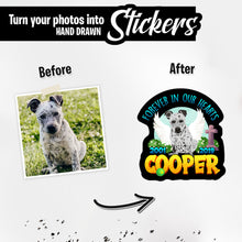 Load image into Gallery viewer, Personalized Stickers for Dog Memorial
