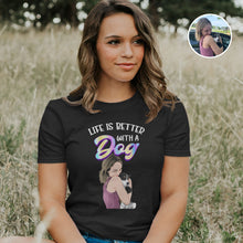 Load image into Gallery viewer, Personalized Stickers for Dog Mom Shirt
