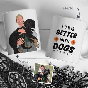 Personalized Stickers for Dogs Mug