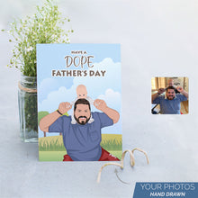 Load image into Gallery viewer, Personalized Stickers for Fathers Day Card
