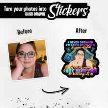 Load image into Gallery viewer, Personalized Stickers for Gamer mom Stickers 
