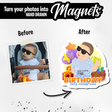 Load image into Gallery viewer, Personalized Magnets for Its Your Birthday Lets Celebrate

