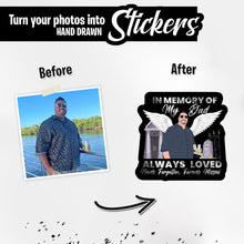 Load image into Gallery viewer, Personalized Stickers for Memorial 
