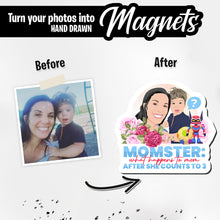 Load image into Gallery viewer, Personalized Magnets for Momster
