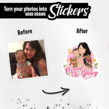 Load image into Gallery viewer, Personalized Stickers for Mother and Baby
