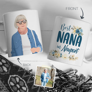 Personalized Stickers for Nana Mug