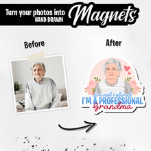 Load image into Gallery viewer, Personalized Magnets for Not retired professional grandma
