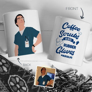 Personalized Stickers for Nurse Mug