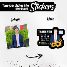 Load image into Gallery viewer, Personalized Stickers for Personalized Small Business Thank You 
