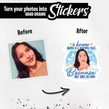 Load image into Gallery viewer, Personalized Stickers for RIP Mom
