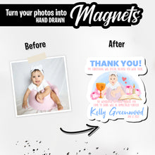 Load image into Gallery viewer, Personalized Magnets for Thank You Christening Name
