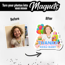 Load image into Gallery viewer, Personalized Magnets for Thanks for Coming to My Party
