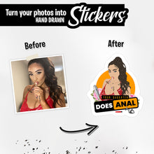 Load image into Gallery viewer, Personalized Stickers for your daughter does anal
