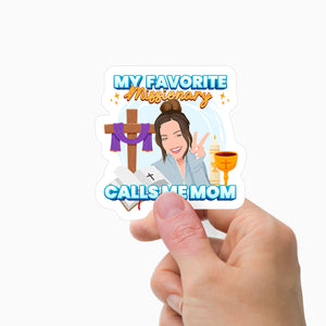 Personalized Missionary Mom Stickers Personalized