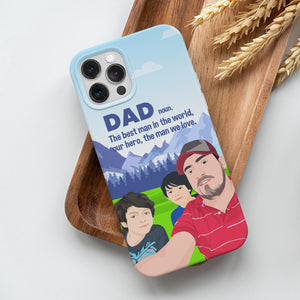 Personalized My Dad is My Hero Phone Cases