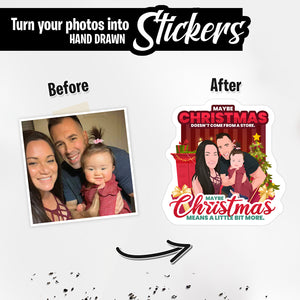 Personalized Not from Store Christmas Gift Stickers Sets