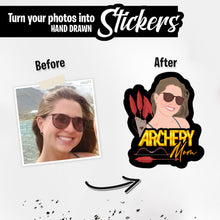Load image into Gallery viewer, Personalized Stickers for Archery Mom
