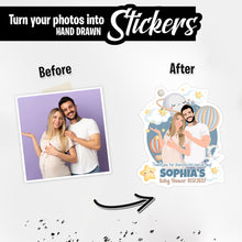 Load image into Gallery viewer, Personalized Stickers for Baby Shower Thank You for Coming

