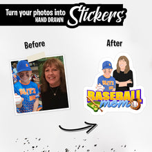 Load image into Gallery viewer, Personalized Stickers for Baseball Mom &amp; Player
