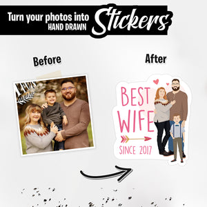 Personalized Stickers for Best Wife Year