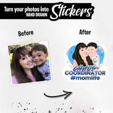 Load image into Gallery viewer, Personalized-Stickers-for-Chaos-Coordinator-Mom-Life
