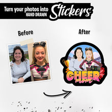 Load image into Gallery viewer, Personalized Stickers for Cheer Mom
