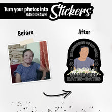 Load image into Gallery viewer, Personalized Stickers for Custom Mom Memorial
