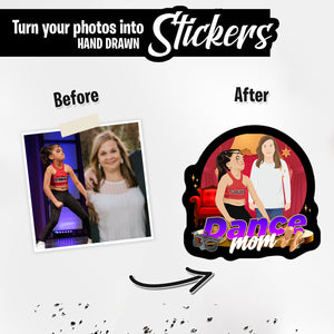 Personalized Stickers for Dance Mom & Daughter