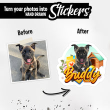 Load image into Gallery viewer, Personalized Stickers for Dog Name
