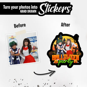 Personalized Stickers for Halloween Party