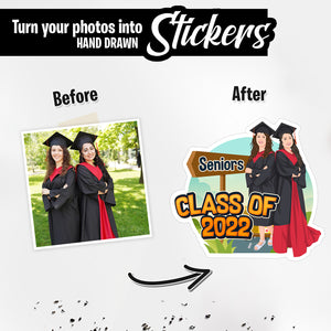 Personalized Stickers for High School Seniors