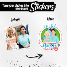 Load image into Gallery viewer, Personalized Stickers for I Visited My School Nurse
